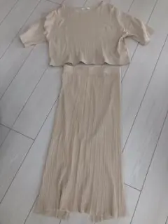 chocol raffine robe セットアップ　ベージュ
