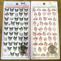 ボンボンドロップシールミニ　サンリオ　ボンドロ　マイメロ　クロミ　2枚セット