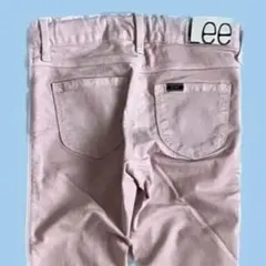 Lee リー デニム スキニーパンツ デギンス ピンク 140cm