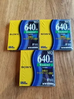 SONY MOディスク 640MB 3枚セット EDM-640CDFのサムネイル