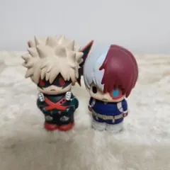 僕のヒーローアカデミア ミニフィギュア 2体セット　轟焦凍&爆豪勝己
