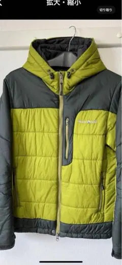 モンベル　フラットアイアンパーカ　グリーン