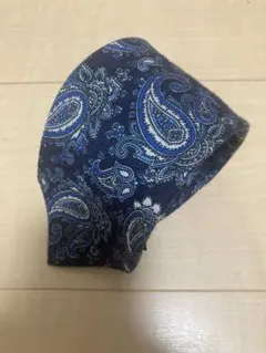 最終価格 THE SUIT COMPANY ペイズリー ネクタイ ネイビー