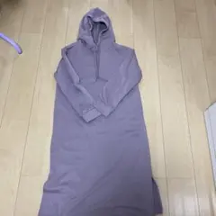 フード付きマタニティワンピース M-L