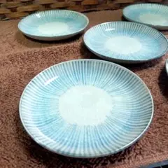 未使用品　染付　小皿　5枚セット