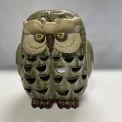 フクロウ 陶器置物 アーテサニア・リンコナダ - メルカリ