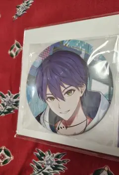 にじさんじ　剣持刀也　箔押し缶バッジ　誕生日グッズ2025