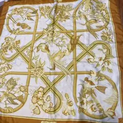 HERMESエルメスカレ90スカーフ馬を描く画家シルク100%マルチカラー新品