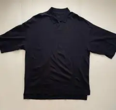 muji labo ムジラボ 半袖 ポロシャツ L-XL ネイビー
