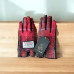 Harris Tweed チェック柄手袋 M新品未使用 タグ付きです