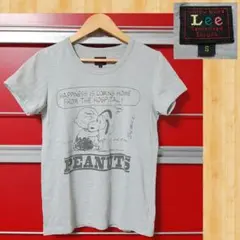 Lee Tシャツ S PEANUTS ピーナッツ スヌーピー コラボ EDWIN