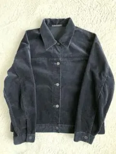 ユニクロ　コーデュロイオーバーサイズジャケット　ダークネイビー　XL