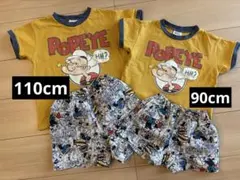 BREEZE×POPEYE Tシャツ ショートパンツ2セット水陸両用