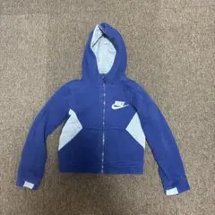 【未使用に近い・Nike 】ネイビー ✖️グレー パーカー/キッズ104-110㎝