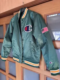 Champion チャンピオン グリーン スタジャン　サイズM