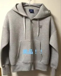 Champion グレー フルジップパーカー Mグレー