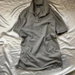 ポロ　ラルフローレン　グレー ポロシャツ Lサイズ