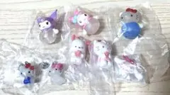 【サンリオ】ハローキティめじるしアクセサリーなどガチャガチャ8個セット
