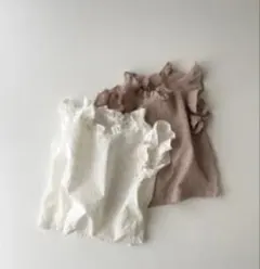 ノウル　ブラウス　punching frill blouse