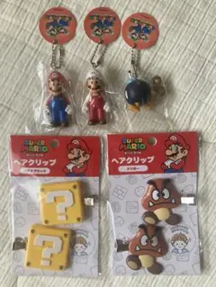 スーパーマリオヘアクリップ　前髪クリップ