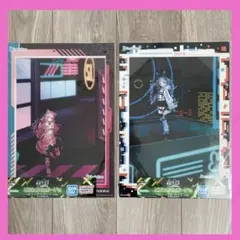 ホロライブ ビジュアルボード 博衣こより 兎田ぺこら 一番くじ 2点セット