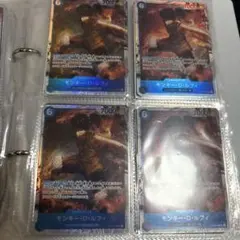 ワンピース トレーディングカード モンキー・D・ルフィ　4枚セット