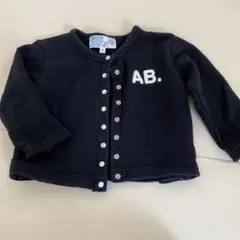 agnès b. ブラックカーディガン 2 ans