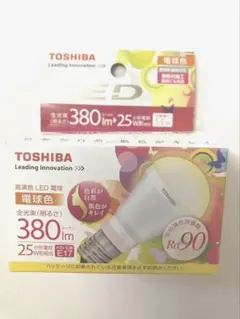 高演色　東芝 LED電球 LDA4L-D-H-E17/S 25W相当　箱付き