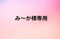 み〜か♡様専用
