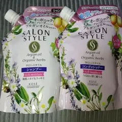 KOSE SALON STYLE シャンプー コンディショナー 詰替　各1袋のサムネイル