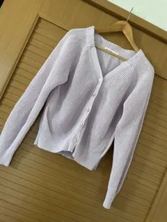 【美品】BABYLONE ラベンダーカラー カーディガンのサムネイル