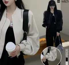 黒 MA-1 ジャケット レディース　サイズフリー