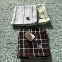 Brooks Brothers ハンカチ (2枚オマケ付き)のサムネイル