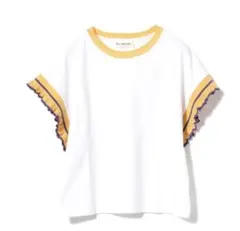 Ray BEAMS / ライン フリルスリーブ Tシャツのサムネイル