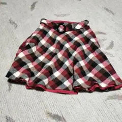 【美品】To b. by agnes b チェックスカート ベルト付きのサムネイル