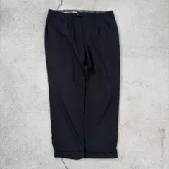 90s ヴァンヒューゼン ツータック ワイド ストレート スラックス 40×32