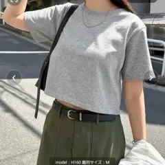 【美品】andme 汗染み防止半袖ミニTシャツ Mサイズのサムネイル