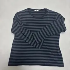 old ユニクロ ボーダーロンT