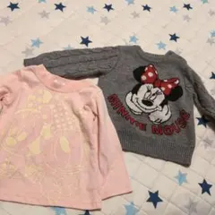 ミニー　ニット　セーター　長袖　 80　ディズニー