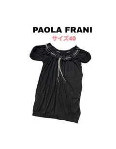 イタリア製 PAOLA FRANI パオラフラーニ 半袖 ワンピース サイズ40のサムネイル