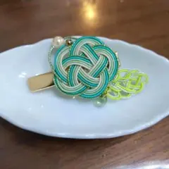 水引　ヘアクリップ　水引アクセサリー　和風