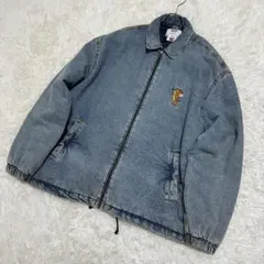 ベルシュカ　デニムジャケット　ジップ　トムとジェリーコラボ　Lオーバーサイズ