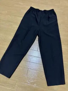 冠婚葬祭　礼服　喪服　フォーマル　パンツ　スラックス　ブラック　黒　ゴムタイプ
