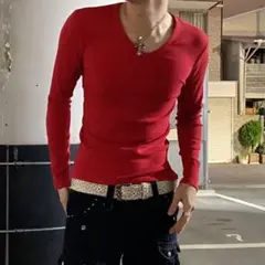 archive y2k grunge ピチロンT Vネック 00s CE43