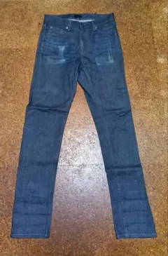 ユニクロ スリムフィットジーンズ/セルビッジ ネイビー サイズ28