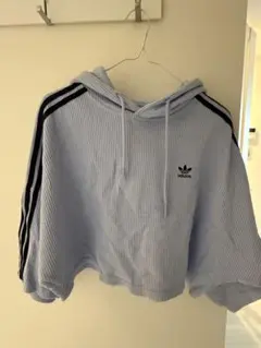 UNIONリメイクadidas Originals クロップドパーカー ブラック - メルカリ