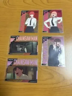 チェンソーマン　クリアカードコレクション5枚セット