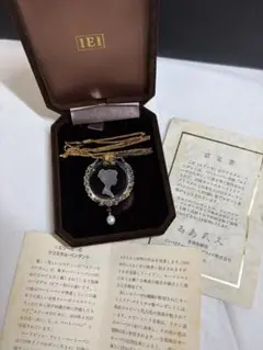 IEI エリーゼ クリスタルペンダント シルバー925 ルビー 淡水パール 