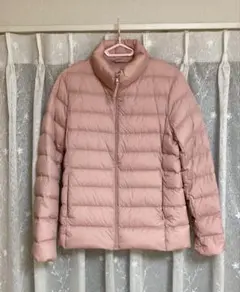 【美品】UNIQLO ウルトラライトダウンジャケット ピンク(収納袋付き)୨୧