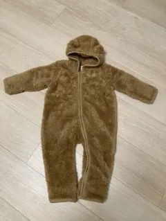 GAP フリース カバーオール　くま耳　6-12M